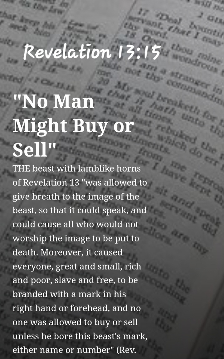 REVELATION 13:15 MARKED